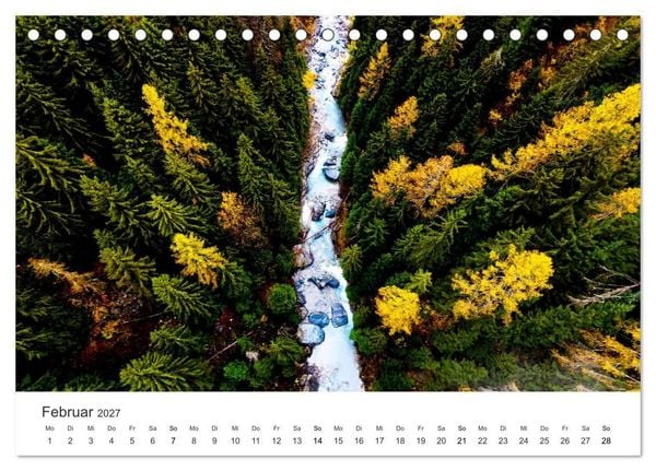 Produktbild: Schweiz - die Bergidylle (Tischkalender 2027 DIN A5 quer), CALVENDO Monatskalender
