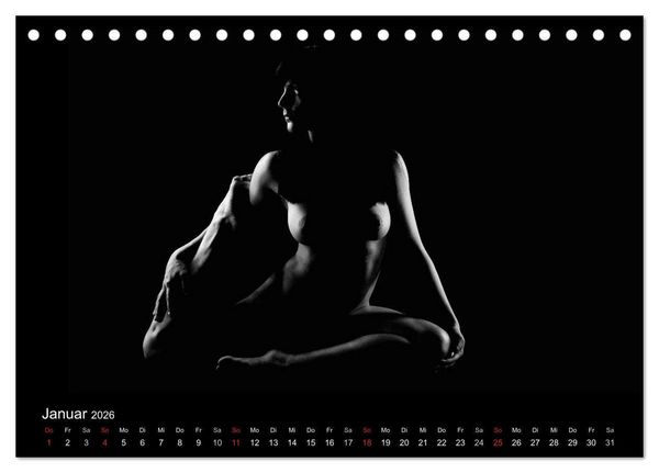 Produktbild: Kunstakt (Tischkalender 2026 DIN A5 quer), CALVENDO Monatskalender