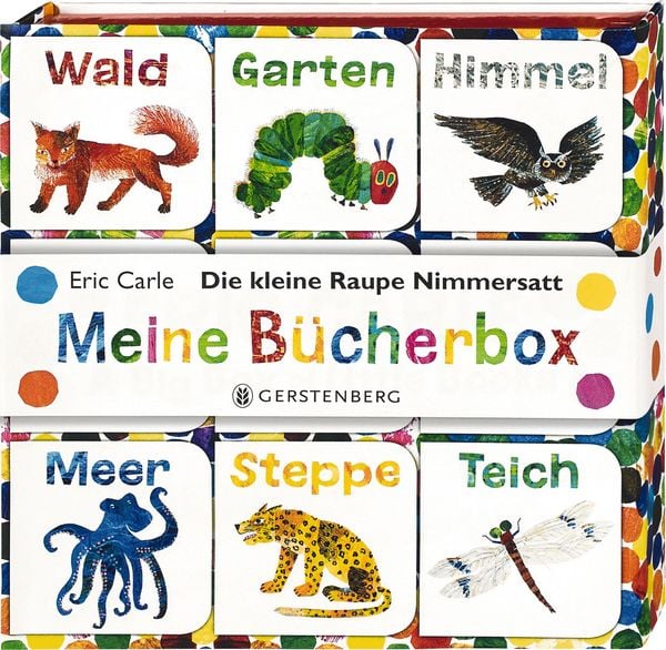 Die kleine Raupe Nimmersatt - Meine Bücherbox, Gebundene Ausgabe von Eric Carle, Gerstenberg, 9783836959421