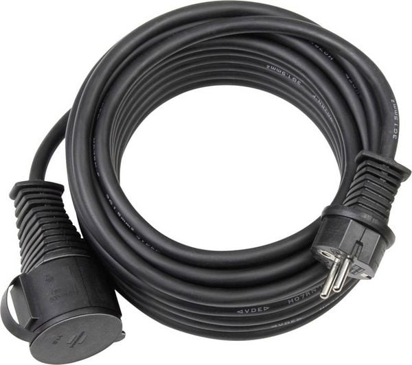 Produktbild: Brennenstuhl 1166810 Strom Verl&auml;ngerungskabel Schwarz 10.00m H07RN-F 3G 2,5mm&sup2;