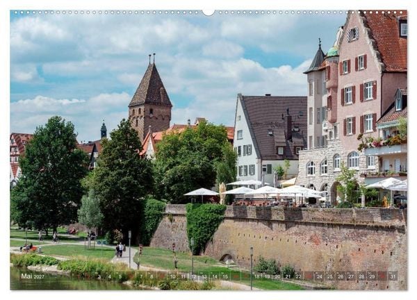 Produktbild: Ulm f&uuml;r Nestspatzen (hochwertiger Premium Wandkalender 2027 DIN A2 quer), Kunstdruck in Hochglanz