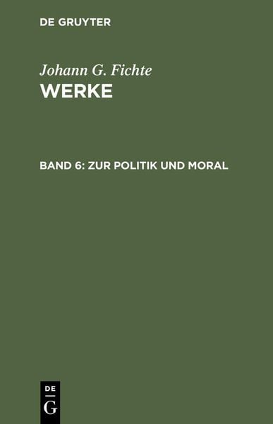 Produktbild: Zur Politik und Moral