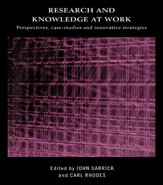 Produktbild: Research and Knowledge at Work
