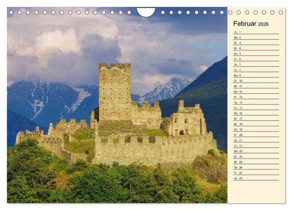 Produktbild: Burgen in Italien (Wandkalender 2026 DIN A4 quer), CALVENDO Monatskalender