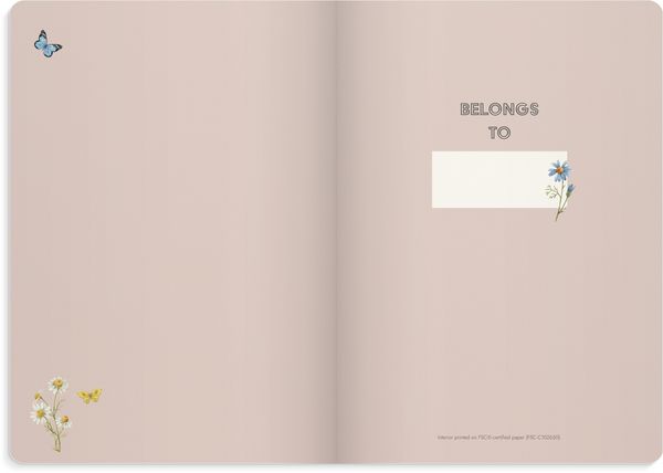 Produktbild: Burde Notizbuch Deluxe B5 Pink Meadow