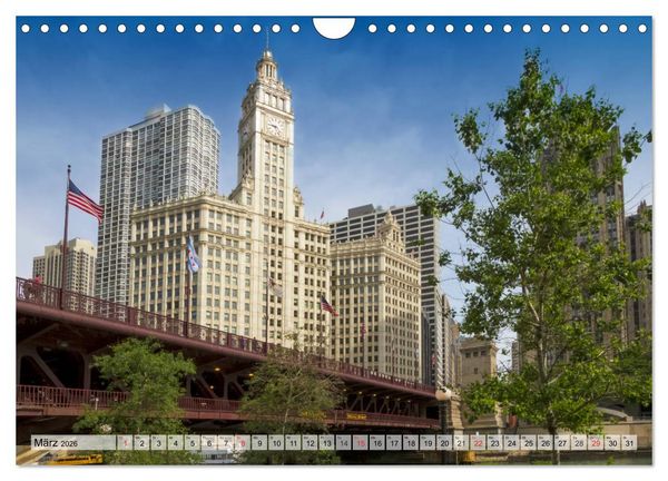 Produktbild: CHICAGO Stadtzentrum (Wandkalender 2026 DIN A4 quer), CALVENDO Monatskalender
