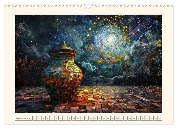 Produktbild: Mosaike (Wandkalender 2026 DIN A3 quer), CALVENDO Monatskalender