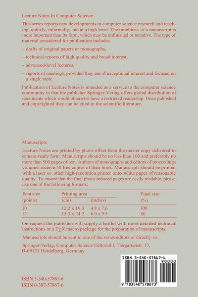 Produktbild: Recent Trends in Data Type Specification