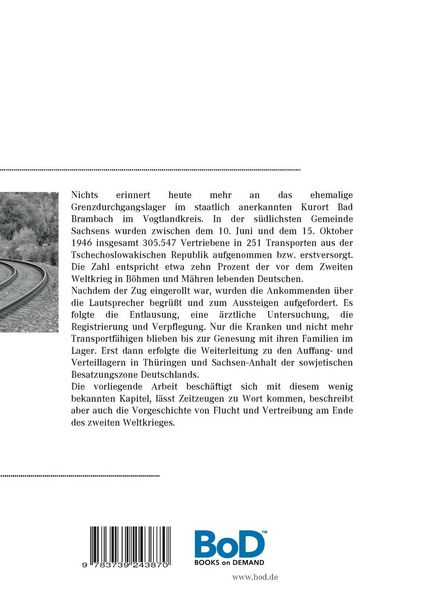 Produktbild: Grenzdurchgangslager Radiumbad Brambach 1946