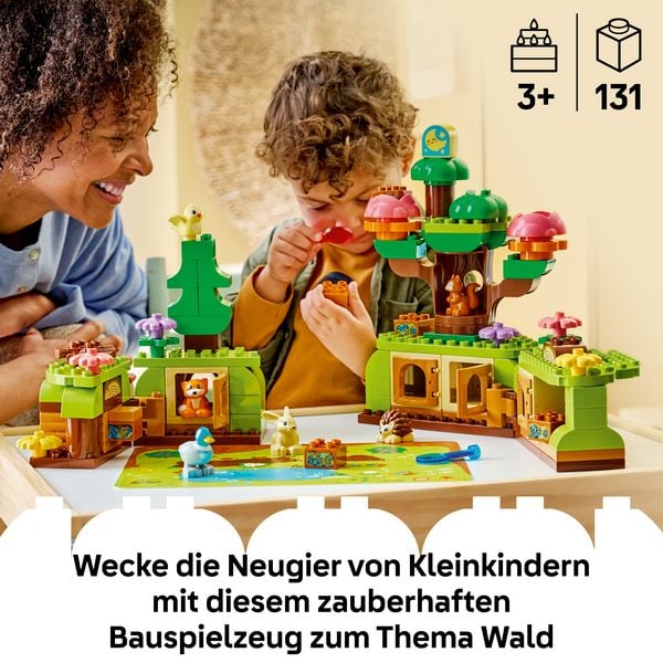 Produktbild: LEGO DUPLO 10480 Wald mit wilden Tieren, Bauspielzeug, Geschenkidee f&uuml;r Kleinkinder