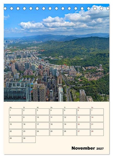 Produktbild: Taiwan &ndash; Traumreise durch Asiens Geheimtipp (Tischkalender 2027 DIN A5 hoch), CALVENDO Monatskalender