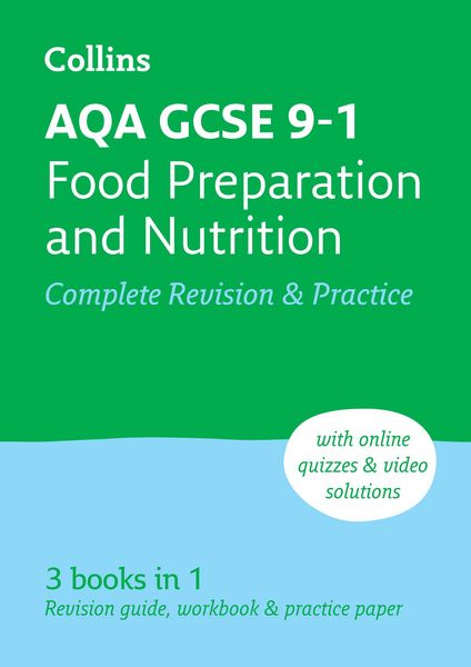 Produktbild: AQA GCSE 9-1 Food Preparation & Nutrition Complete Revision & Practice