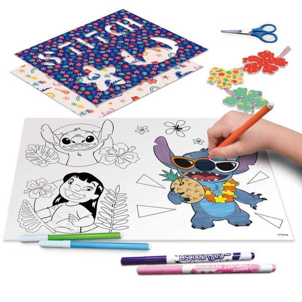 Produktbild: STITCH Zeichen Schule mit Licht