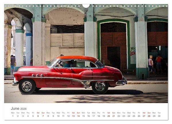Produktbild: Cuban Cars (Wall Calendar 2026 DIN A3 landscape), CALVENDO 12 Month Wall Calendar
