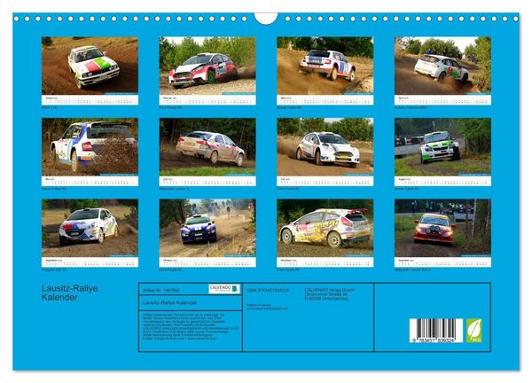 Produktbild: Lausitz-Rallye Kalender (Wandkalender 2026 DIN A3 quer), CALVENDO Monatskalender
