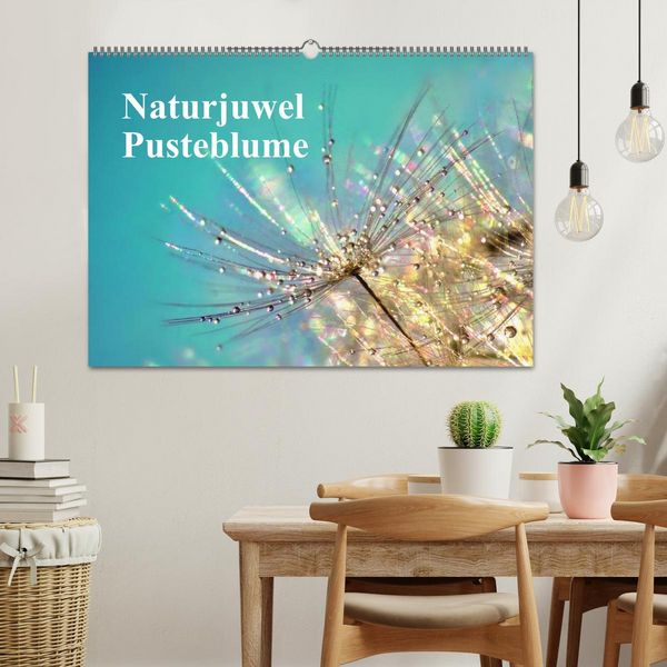 Produktbild: Naturjuwel Pusteblume (Wandkalender 2026 DIN A2 quer), CALVENDO Monatskalender