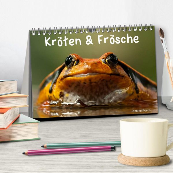 Produktbild: Kr&ouml;ten & Fr&ouml;sche (Tischkalender 2026 DIN A5 quer), CALVENDO Monatskalender