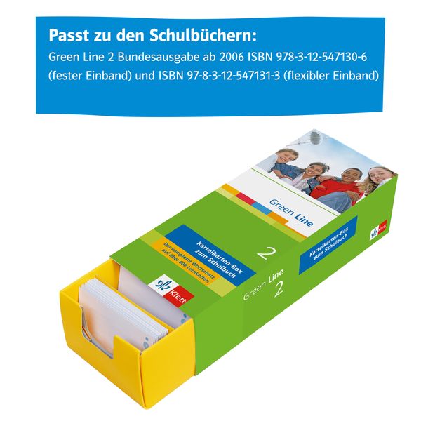 Produktbild: Green Line 2 - Vokabel-Lernbox zum Sch&uuml;lerbuch