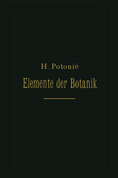 Produktbild: Elemente Der Botanik