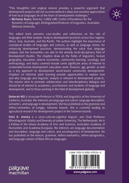 Produktbild: Languages, Linguistics and Development Practices