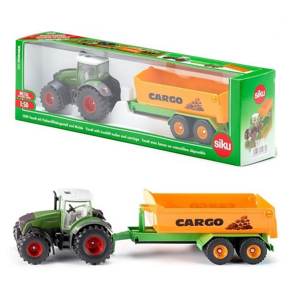 Siku 1989 Fendt mit Hakenliftfahrgestell