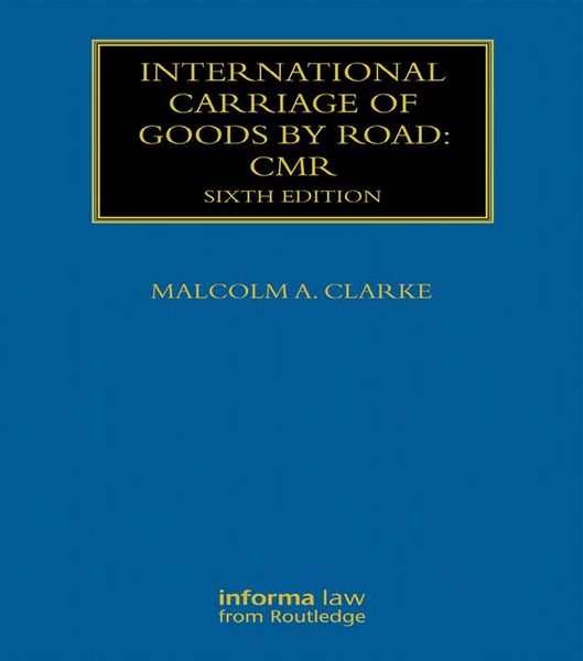 Produktbild: International Carriage of Goods by Road: CMR