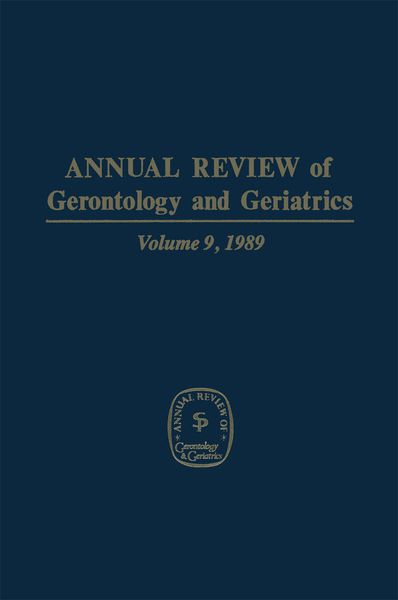 Produktbild: Annual Review of Gerontology and Geriatrics