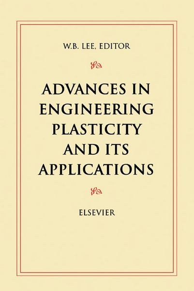Produktbild: Advances in Engineering Plasticity and its Applications