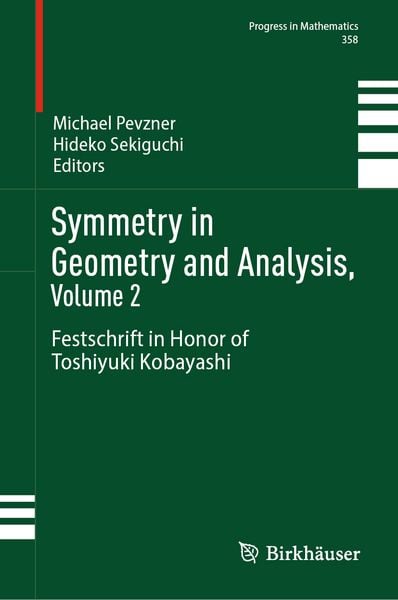 Produktbild: Symmetry in Geometry and Analysis, Volume 2