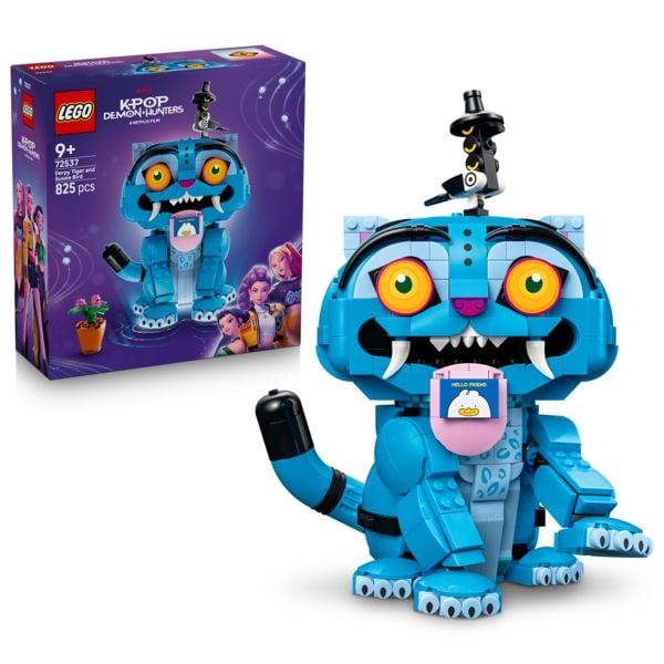 Produktbild: LEGO KPop Demon Hunters Der Tiger Derpy und die Elster Sussie 72537