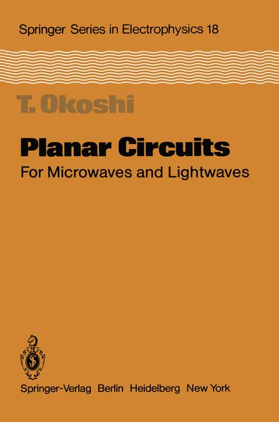 Produktbild: Planar Circuits for Microwaves and Lightwaves