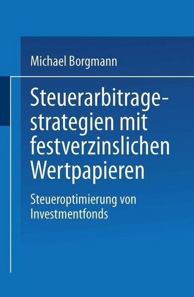 Produktbild: Steuerarbitragestrategien mit festverzinslichen Wertpapieren