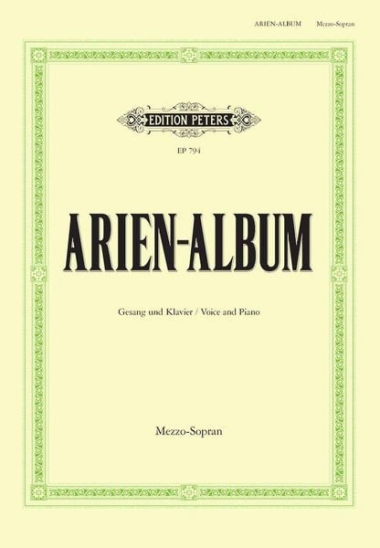 Produktbild: Aria Album for Mezzo-Soprano