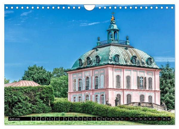 Produktbild: Sachsens Schl&ouml;sser (Wandkalender 2026 DIN A4 quer), CALVENDO Monatskalender