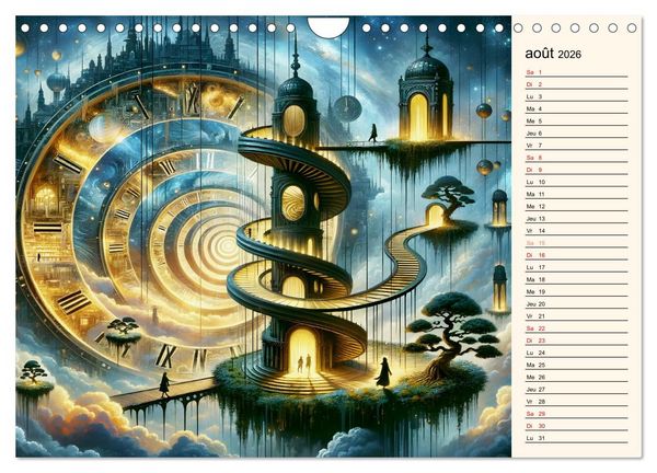 Produktbild: Sentiers magiques (Calendrier mural 2026 DIN A4 vertical), CALVENDO calendrier mensuel