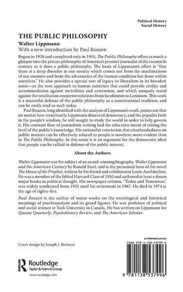 Produktbild: The Public Philosophy