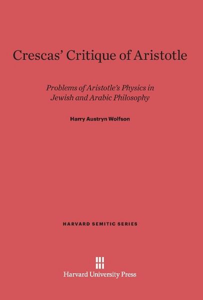 Produktbild: Crescas' Critique of Aristotle