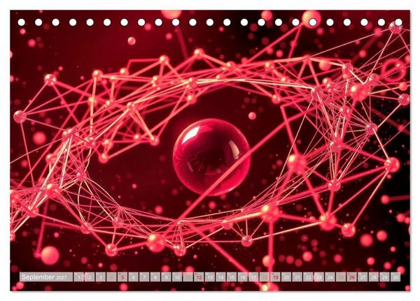 Produktbild: Quantenmechanik von Bits zu Qubits (Tischkalender 2027 DIN A5 quer), CALVENDO Monatskalender