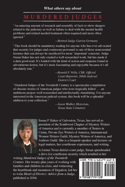 Produktbild: Murdered Judges of the Twentieth Century