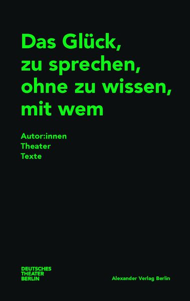 Produktbild: Das Gl&uuml;ck, zu sprechen, ohne zu wissen, mit wem