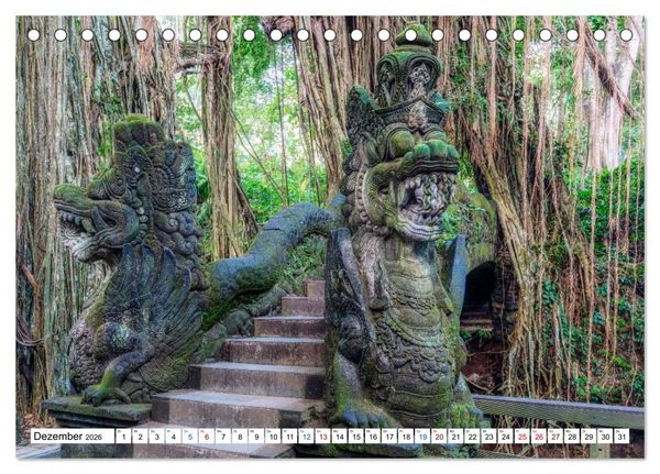 Produktbild: Bali, tropisches Inselparadies in Indonesien (Tischkalender 2026 DIN A5 quer), CALVENDO Monatskalender