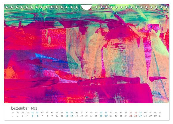 Produktbild: Colorpop - Joyful, abstract. multicolored (Wandkalender 2026 DIN A4 quer), CALVENDO Monatskalender
