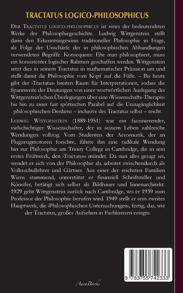 Produktbild: Tractatus logico-philosophicus (Logisch-philosophische Abhandlung)