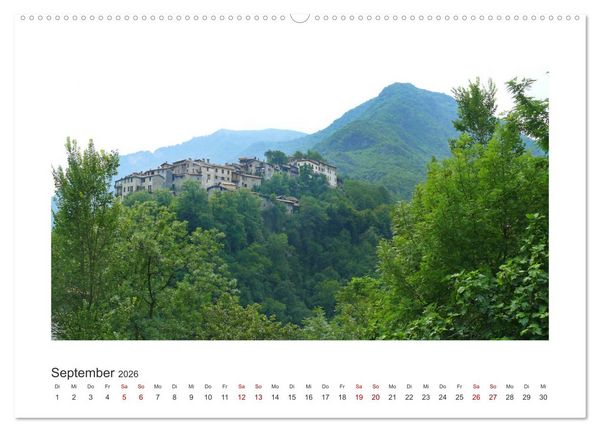 Produktbild: Valsolda. Malerische D&ouml;rfer am Luganer See (Wandkalender 2026 DIN A2 quer), CALVENDO Monatskalender