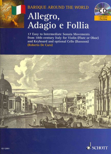 Produktbild: Allegro, Adagio E Follia: For Violin and Keyboard, with Optional Cello