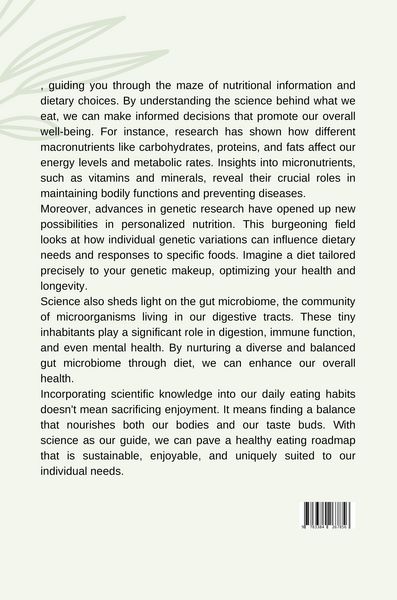 Produktbild: The Science Behind Healthy Eating: A Journey from Research to Global Action