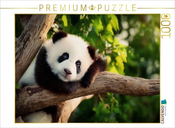 CALVENDO Puzzle Der Denker im Baum | 1000 Teile Lege-Größe 64x48cm Foto-Puzzle für glückliche Stunden