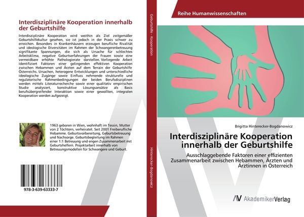 Produktbild: Interdisziplin&auml;re Kooperation innerhalb der Geburtshilfe