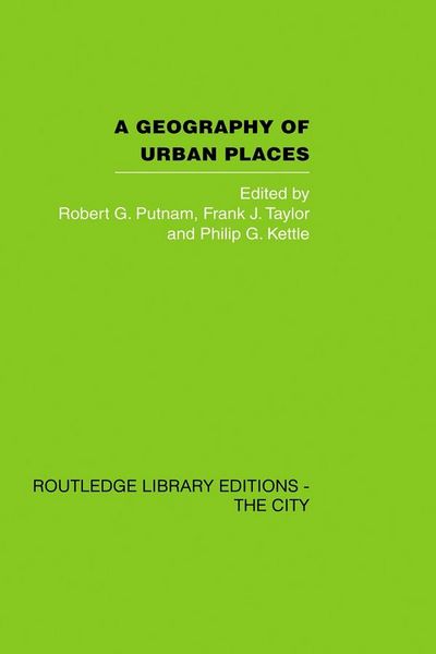 Produktbild: A Geography of Urban Places