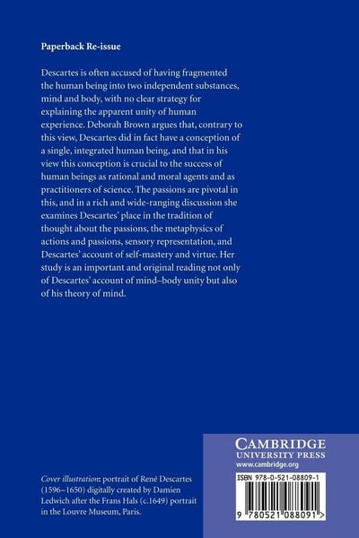 Produktbild: Descartes and the Passionate Mind